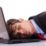 mansleepingatdesk